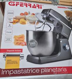Impastatrice planetaria Ferrari con tirapasta 10 l