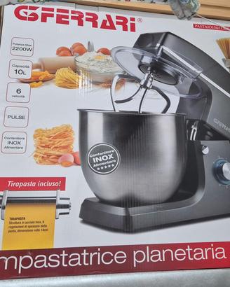 Impastatrice planetaria Ferrari con tirapasta 10 l