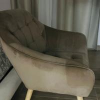 Poltrona in alcantara