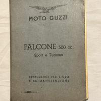 MOTO GUZZI FALCONE 500cc. USO E MANUTENZIONE