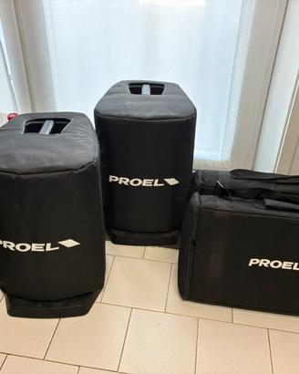 Coppia PROEL Session1 casse clonna 400W bluetooth