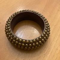 Bracciale legno intarsiato