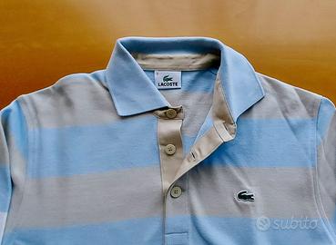 LACOSTE POLO NUOVA vintage S (veste M) manicalunga