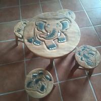 Tavolino per bambini in legno