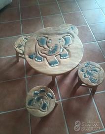 Tavolino per bambini in legno