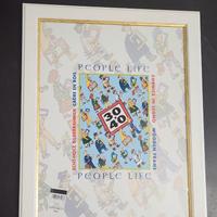 Cornice in legno shabby chic, portafoto 30 x 40