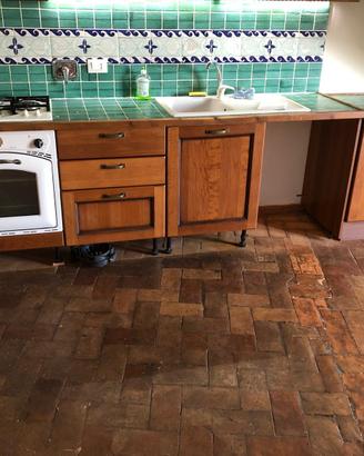 Cucina in legno stile rustico