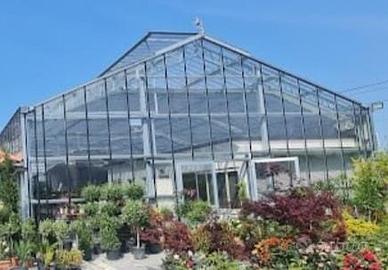 Serra in ferro zincato e vetro