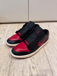 Air Jordan 1 low “bred sail” - Taglia 40