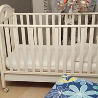 Lettino da bambino/a "Erbesi" bianco