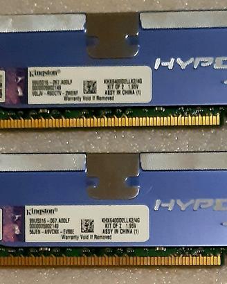 RAM DDR2 4gb(2x2) Kingston HyperX 800Mhz -(RM02)