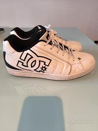 Scarpe originali DC skate bianche Tg.43