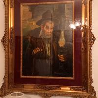 Elegante quadro con cornice dorata