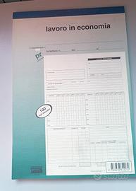 Blocchetto Vintage lavori in economia nuovo 