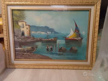 Quadro in pittura su tela