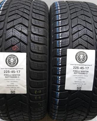 2 GOMME 225 45 17 PIRELLI A64922