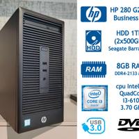 Workstation HP 280 G2 cpu i3 8GB RAM DDR4 1TB HDD