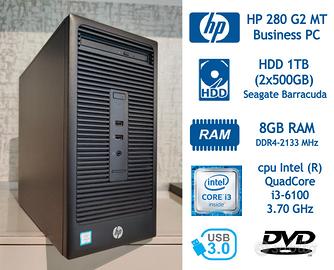 Workstation HP 280 G2 cpu i3 8GB RAM DDR4 1TB HDD