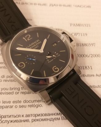 Panerai Pam 01321 gmt orologio originale full set 