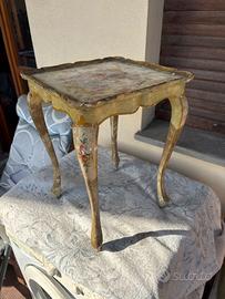 Tavolino veneziano barocco da restaurare - stile a