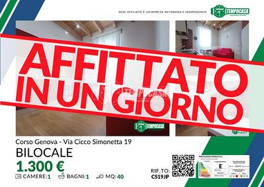 Elegante bilocale arredato in zona Navigli