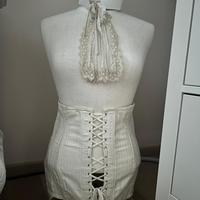 Manichino decorativo solo busto shabby