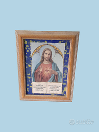 Quadro religioso con immagine Sacra