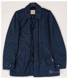 Trench MANGO MAN uomo  blu navy