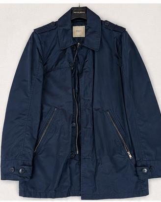 Trench MANGO MAN uomo  blu navy