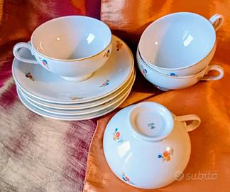 Tazze Art Deco Thun Czechoslovakia '30