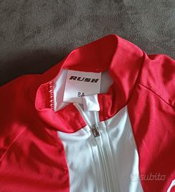 Maglia ciclismo bambino/a 8 anni Rush