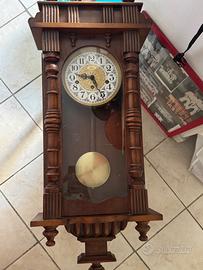 Orologio da Parete Pendolo Antico/Vintage in Legno