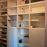 LIBRERIA BIANCA CON ANTE SCORREVOLI