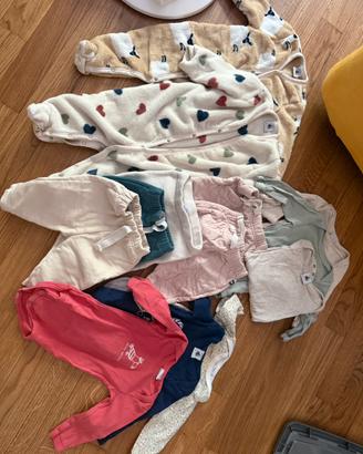 Lotto Petit Bateau 3/6/9 mesi