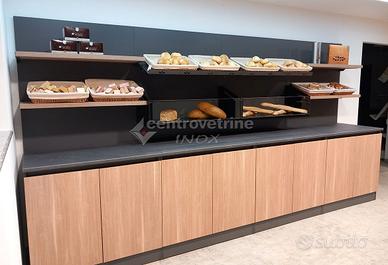 Retrobanco in legno per Panetteria da 400 kit 300