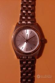 orologio nixon time teller oro rosa