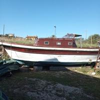 Barca  APREA  in mogano mt. 8