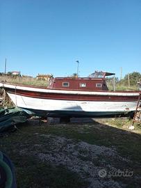 Barca  APREA  in mogano mt. 8