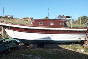 Barca  APREA  in mogano mt. 8