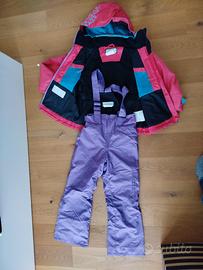 tuta sci bimba completo phenix taglia 6-10 anni