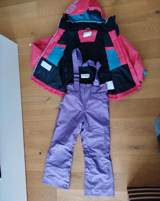 tuta sci bimba completo phenix taglia 6-10 anni