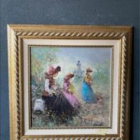 Quadro dipinto cornice Antonio pecorelli