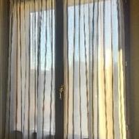 Coppia di tende a vetro tessuto misto lino