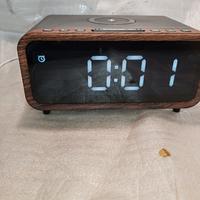 Radiowecker radio da comodino con base di ricarica