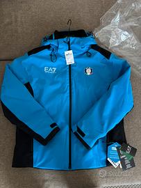 Giacca da sci montagna Azzurra Armani EA7 FISI  XL