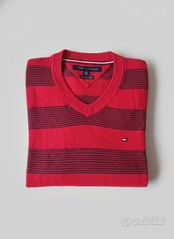 Tommy Hilfiger uomo XS maglione rosso