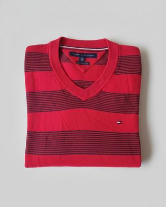 Tommy Hilfiger uomo XS maglione rosso