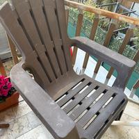 2 Poltrone da giardino o terrazzo