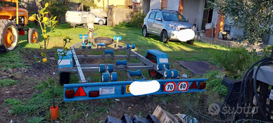 Carrello porta barca