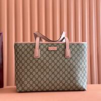 Borsa shopping Gucci grande rosa